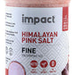 Impact Himalayan Pink Sea Salt Fine, Non-GMO, Gluten-Free, 16 Ounce Shaker