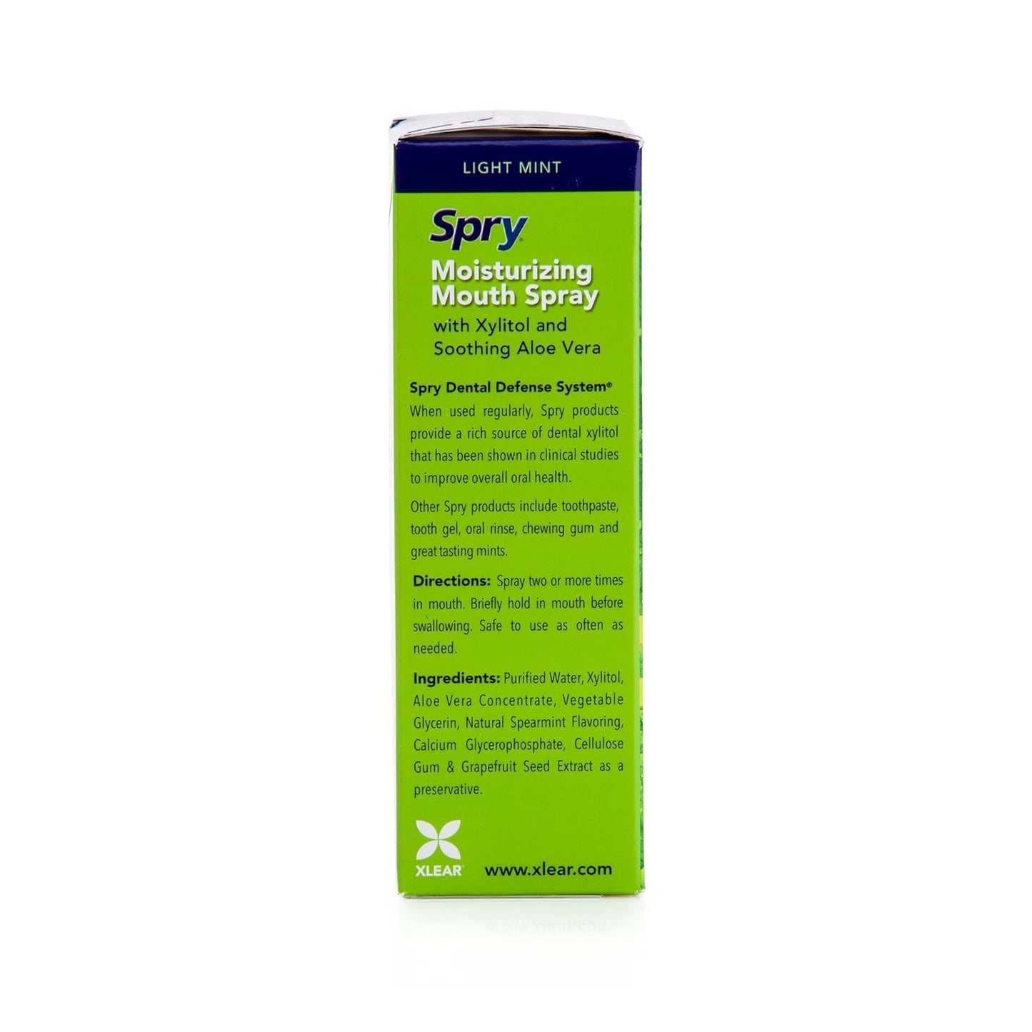 Spry Xylitol Moisturizing Bad Breath Mouth Spray, Bad Breath Treatment Oral Breath Spray With Natural Spearmint, 4.5 Fl.Oz (Pack Of 2)