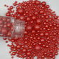 Edible Pearl Sugar Sprinkles Red Candy Mixing Size Baking Edible Cake Decorations Cupcake Toppers Cookie Decorating Celebrations