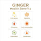 The Ginger People GIN GINS Super Strength Ginger Candy, Individually Wrapped, 1 lb Bag (Pack of 2)