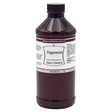 Lorann Peppermint Bakery Emulsion, 16 Ounce Bottle