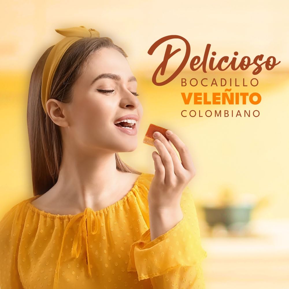 Su Sabor Guava Paste Bocadillo Veleito 12 Units 17.6 Ounces /500 Grams