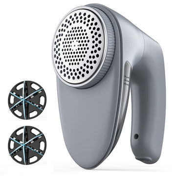 Bymore Fabric Shaver, Lint Shaver, Lint Remover Defuzzer Sweater Shaver For Clothes And Furniture(6-Leaf Blades,65Mm Mesh,2 Blad