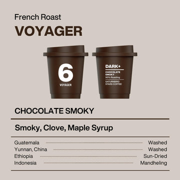 Saturnbird Coffee Instant Cold Brew, French Roast (No.6), 100% Arabica Coffee Powder, Enjoy Cold/Hot, 24 Single Serves Perfect F