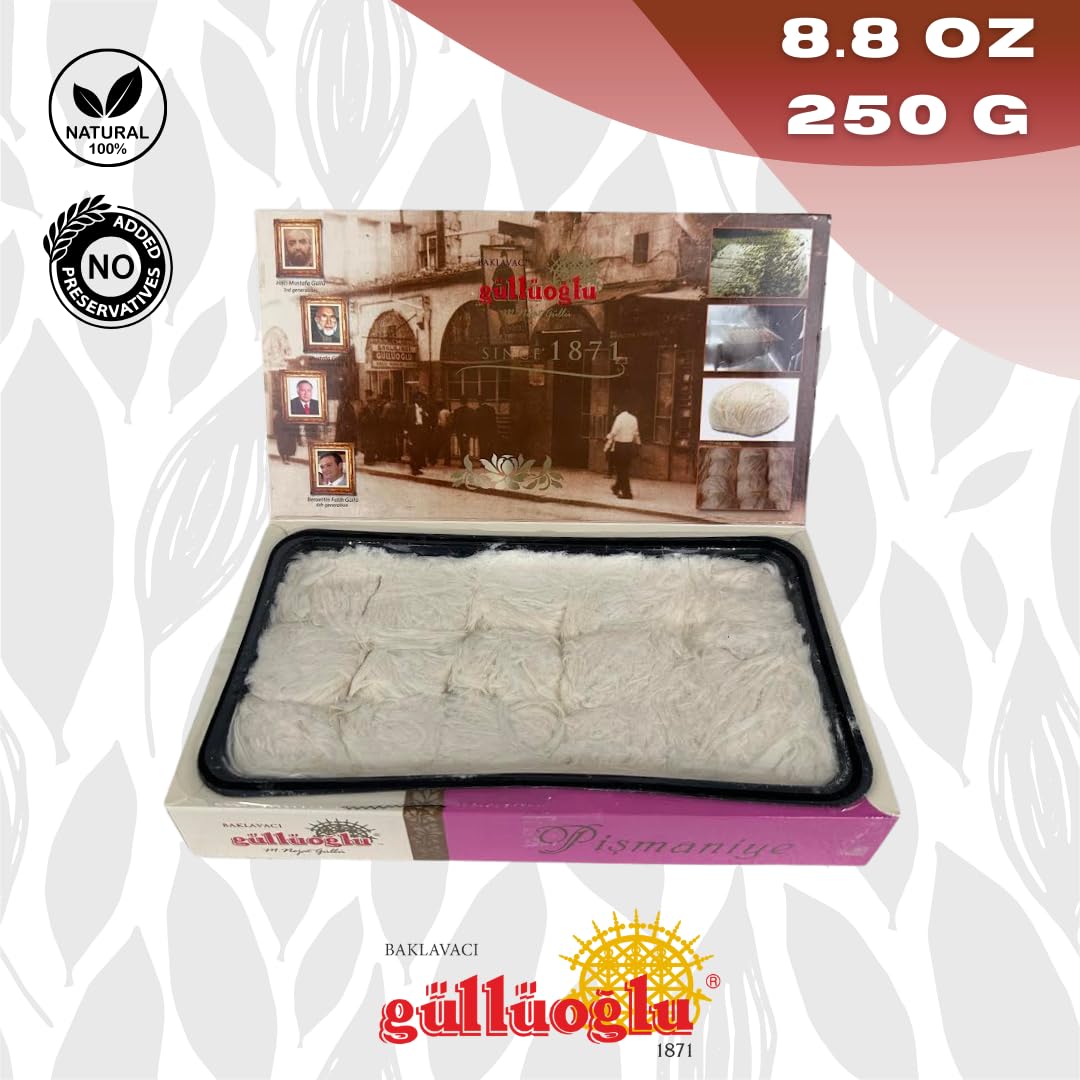 Gulluoglu Candy Floss Rose (Pismaniye), Luxury Turkish Cotton Candy, Special Halva Candy 0.55Lb (Rose)