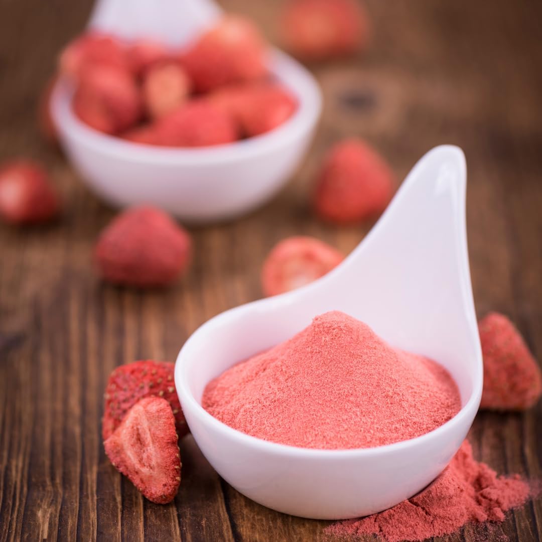Granaroma Strawberry Fruit Powder, Juicy, Zesty, Perfect For Smoothies, Baking, Desserts, And Beverages (2 Ounce)