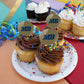 California State University Monterey Bay Secondary Logo Cupcake Picks Toppers Decoration Set Of 6