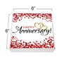 Happy Anniversary Cookies Gift Basket 4 Pack For Men Women Wife Husband Wedding Engagement Boyfriend Girlfriend Spouse | Nut Free | Kosher