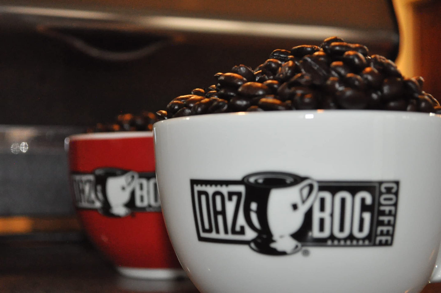 Dazbog Coffee  card-style Blend Whole Bean Light & Dark Roasts 11 oz. Smoky French Roast Vacuum Sealed Freshness