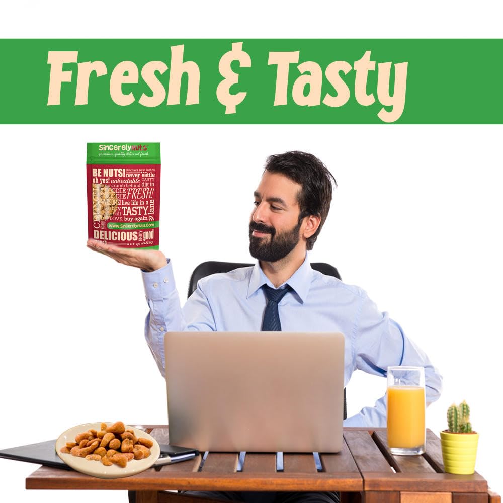 Sincerely Nuts – Honey Roasted Cashews | Five Lb. Bag | Deluxe Kosher Snack Food | Healthy Source Of Protein & Nutritional Content | Gourmet Quality Cashew Nut