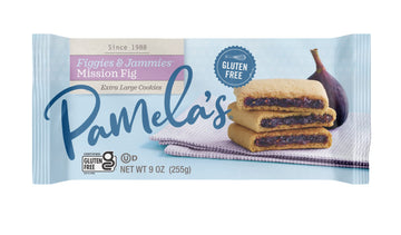 Pamelas Products Gluten Free Figgies & Jammies Cookies, Mission Fig, 9 Ounce (Pack of 6)