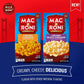 Mac A Roni Quick Cook Macaroni and Cheese Cups, Creamy White Cheddar, 2.04 Oz Cups, 4 Pack