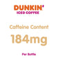 Dunkin Donuts French Vanilla Iced Coffee Bottle, 13.7 fl oz, Pack of 1, Model 049000172393