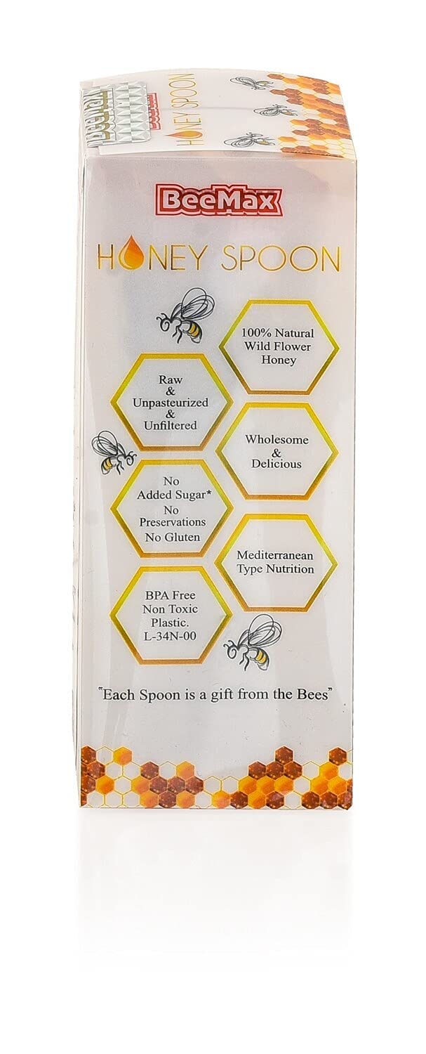 Beemax Raw Honey Filled Spoon 20 Pcs