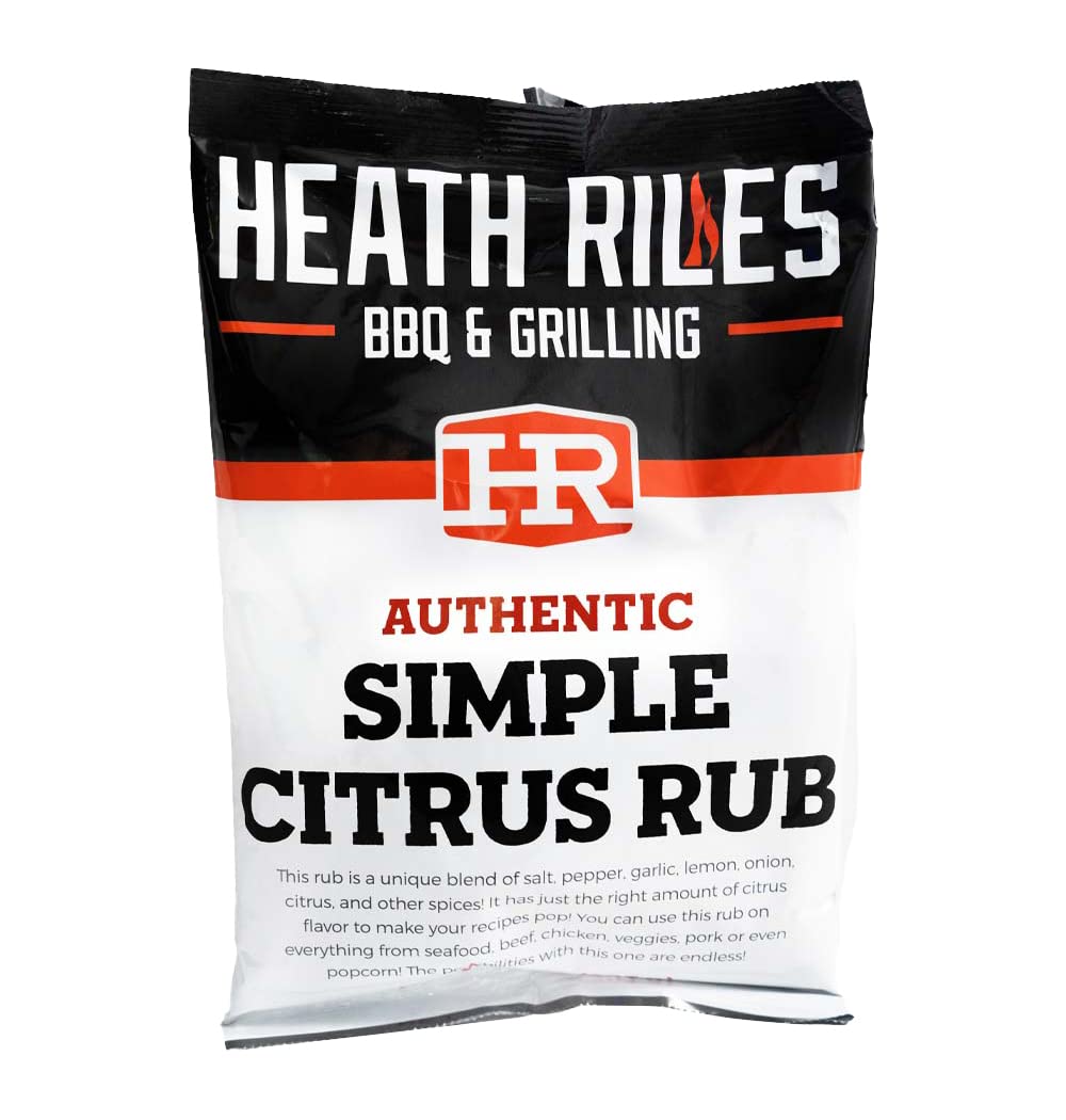 Heath Riles BBQ Rub - Simple Citrus Seasoning, 2 lb Refill Bag