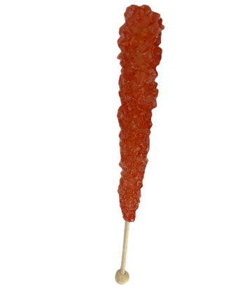 Classic Rock Candy Sticks, Sugar Rock Crystal Lollipops, Individually Wrapped (Pack Of 12, Red Strawberry)