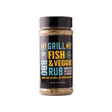 Hey Grill Hey | Fish & Veggie Rub | Fish Seasoning | Seafood & Vegetable seasoning | Salmon Rub |Great for Chicken, Dips and Mor