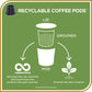Don Franciscos Espresso Pods - 40 Recyclable Aluminum compact pieces, Intensity 9 Dark Roast, Compatible with Nespresso, Coffee, Pack of 4