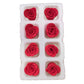 Sentovac 8 Pcs Red Rose Flowers Candy Dessert Icing Decoration Edible Valentines Day Sprinkles Diy For Cookie Cake Cupcake Toppe