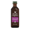 Simply Organic Almond Extract, Certified Organic, 4 Fl Oz (Pack of 3), Model 089836185273