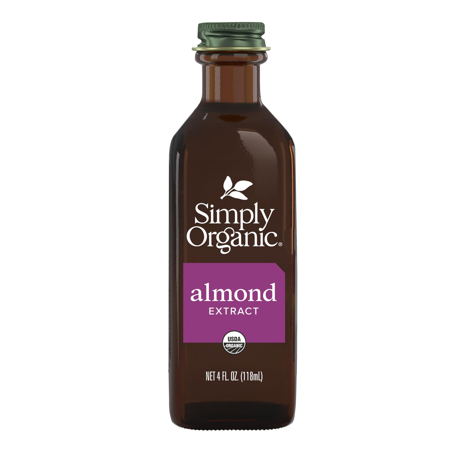 Simply Organic Almond Extract, Certified Organic, 4 Fl Oz (Pack of 3), Model 089836185273