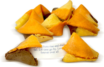 52Usa Fortune Cookies, Approx. 100Pcs, 3-In1 Flavor, Fortune Cookies Individually Wrapped Bulk, Fresh Cookies, (Original, Chocol