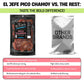 El Jefe Pico Chamoy Beef Jerky - Hand Crafted Small Batch Mexican Style Hispanic Slab Jerky - Bold & Authentic Flavor For Snacki