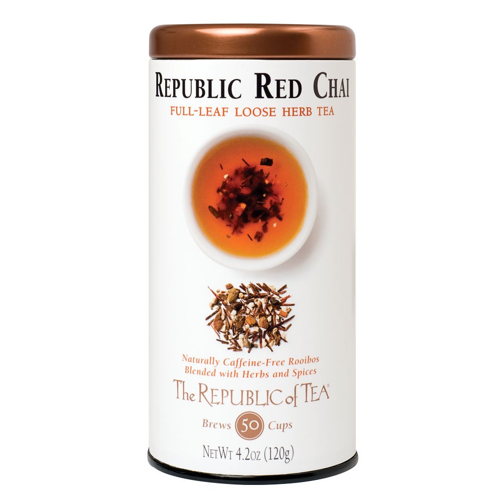 The Republic of Tea Republic Chai Red Full-Leaf Tea, 4.2 Ounces / 50-60 Cups