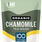 J MAC BOTANICALS Organic Chamomile Tea Bags - 100 Count - Quality Tea from Nile Valley, Egypt, Packaged in the USA