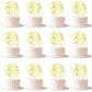 Keoysek 12pcs Acrylic Gold Happy Mother's Day Cake Topper Cake topper Acrylic Mirror Cake topper Decorative Party Cake Decoratio