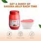 Fanale Coconut Jelly Topping Nata De Coco For Boba Tea | Ice Cream | Yogurt | Smoothie | Milk Tea | Desserts Sakura Heart Shaped