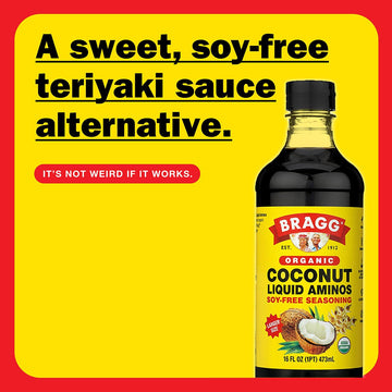 Bragg Organic Coconut Aminos Soy-Free Seasoning & Marinade 16oz Gluten-Free Vegan