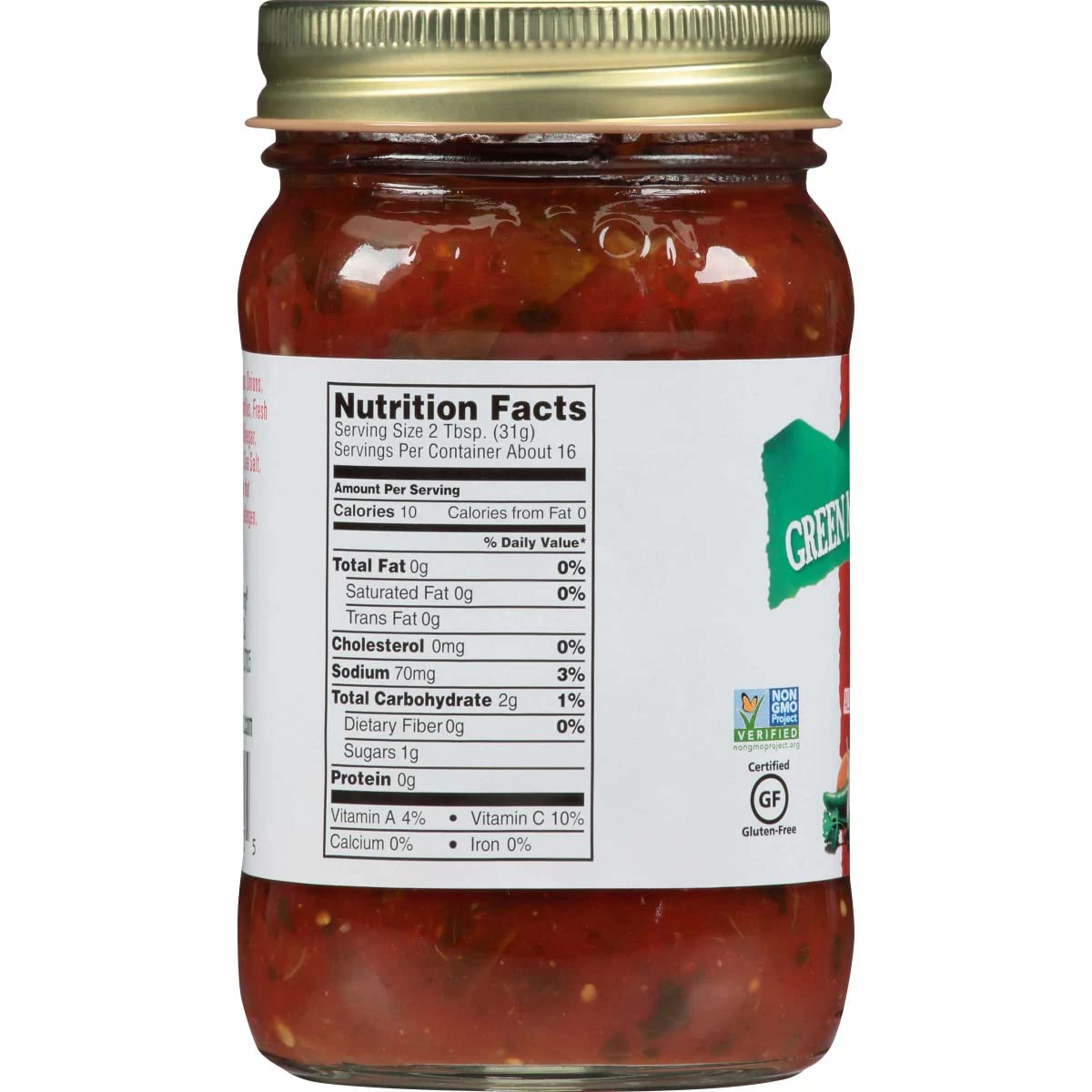 Green Mountain Gringo Salsa Hot -- 16 oz - 2 pc