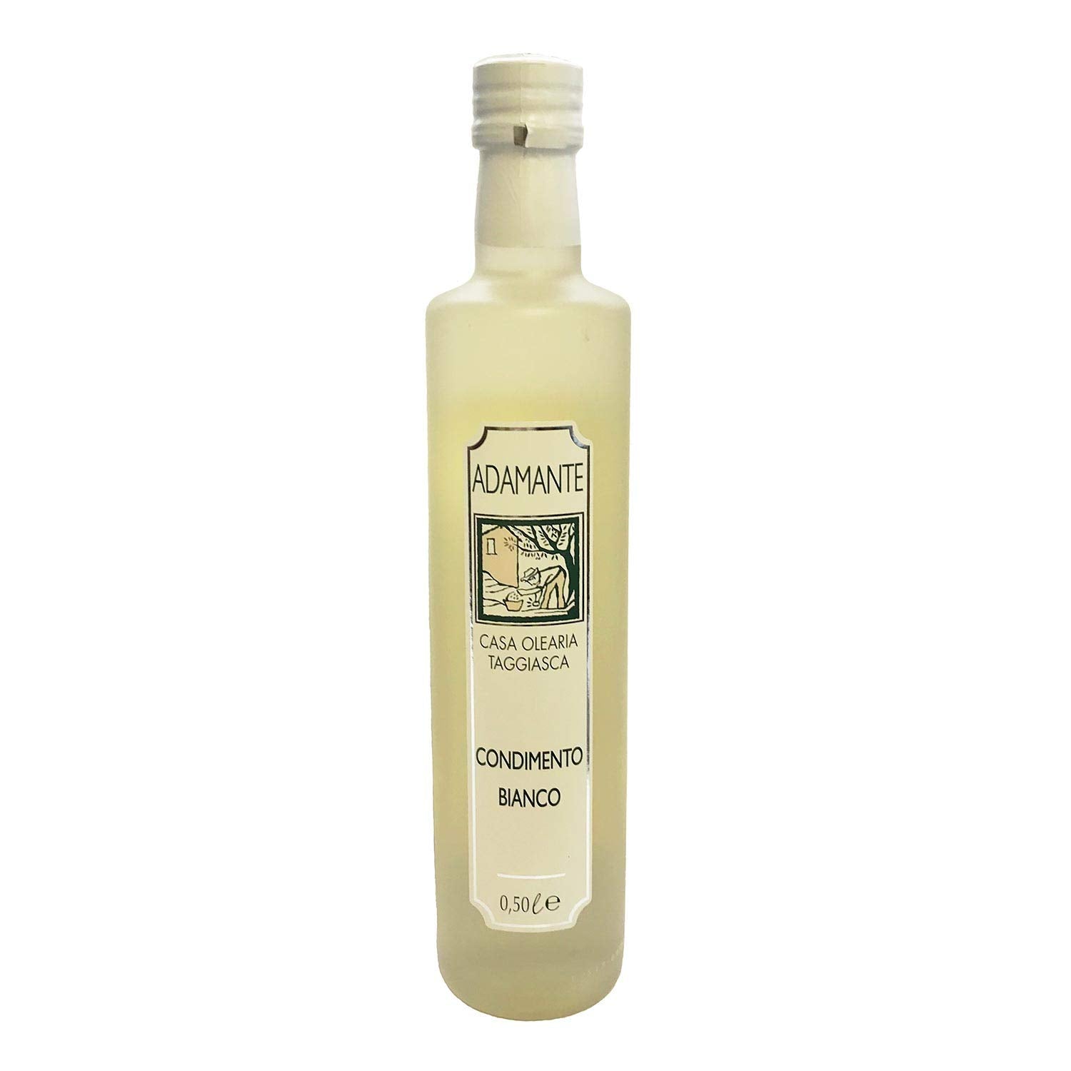 Casa Olearia Taggiasca White Balsamic Vinegar - Fine Italian Dressing - 16.9 fl oz (500 mL)