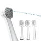 Replacement Brush Heads For ???????????????? ??????????-???????????? Flossing Toothbrush With Cover, Compact, 3 Count White, Har