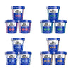 Folk Revival Keto Instant Oatmeal Variety Pack - 20g of Protein, Low Carb, High Fiber, 3 Blueberry, 3 Maple Walnut, 3 Chai Almon