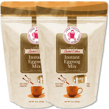 Instant Eggnog Drink Mix, 8 oz Bag (2 Pack)