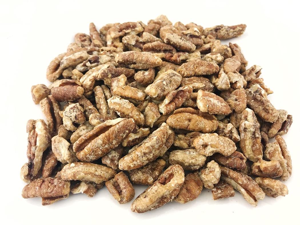 Splenda Sweet Praline Pecans-14 Oz Resealable Bag Gluten-Free & Low-Carb - Pecans.Com Goldthwaite Tx