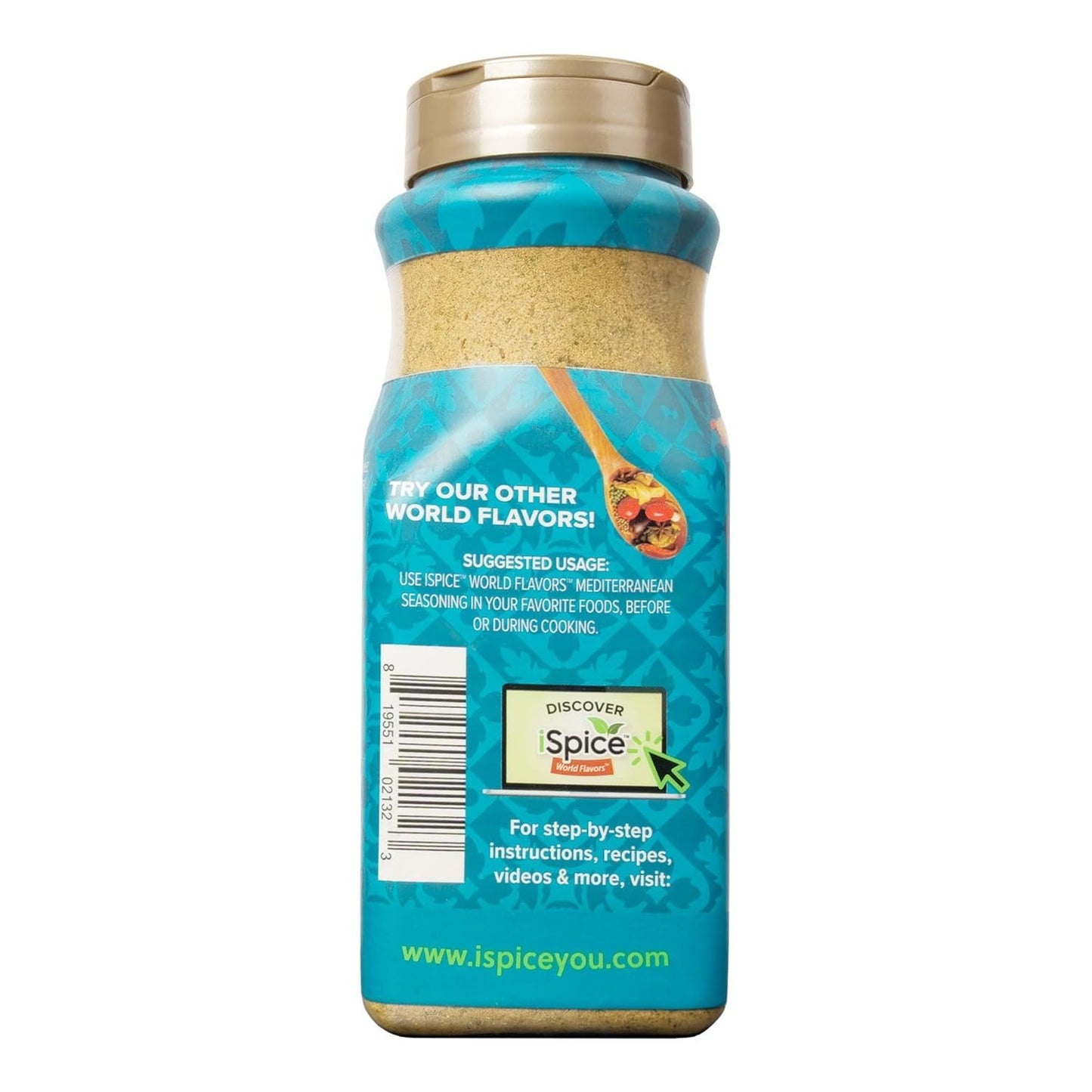 Ispice Blend | Mediterranean Seasoning | 16.01 Oz | Mixed Spice & Seasoning | Bulk Size | Halal | Kosher (Mediterranean)