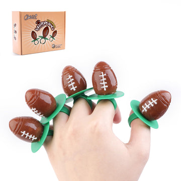 Football Ring Lollipops Kids,Suckers Individually Wrapped Bulk for Tailgates,Easter Candy Lollipops Birthday Party Favors Sucker