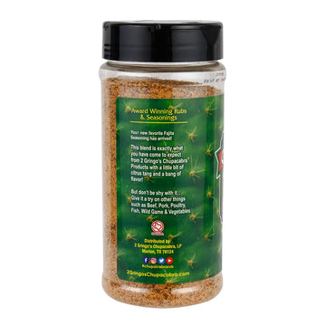 2 Gringo'S Chupacabra Fajita Seasoning Rub Sweet And Tangy Flavor 12 Oz Bottle