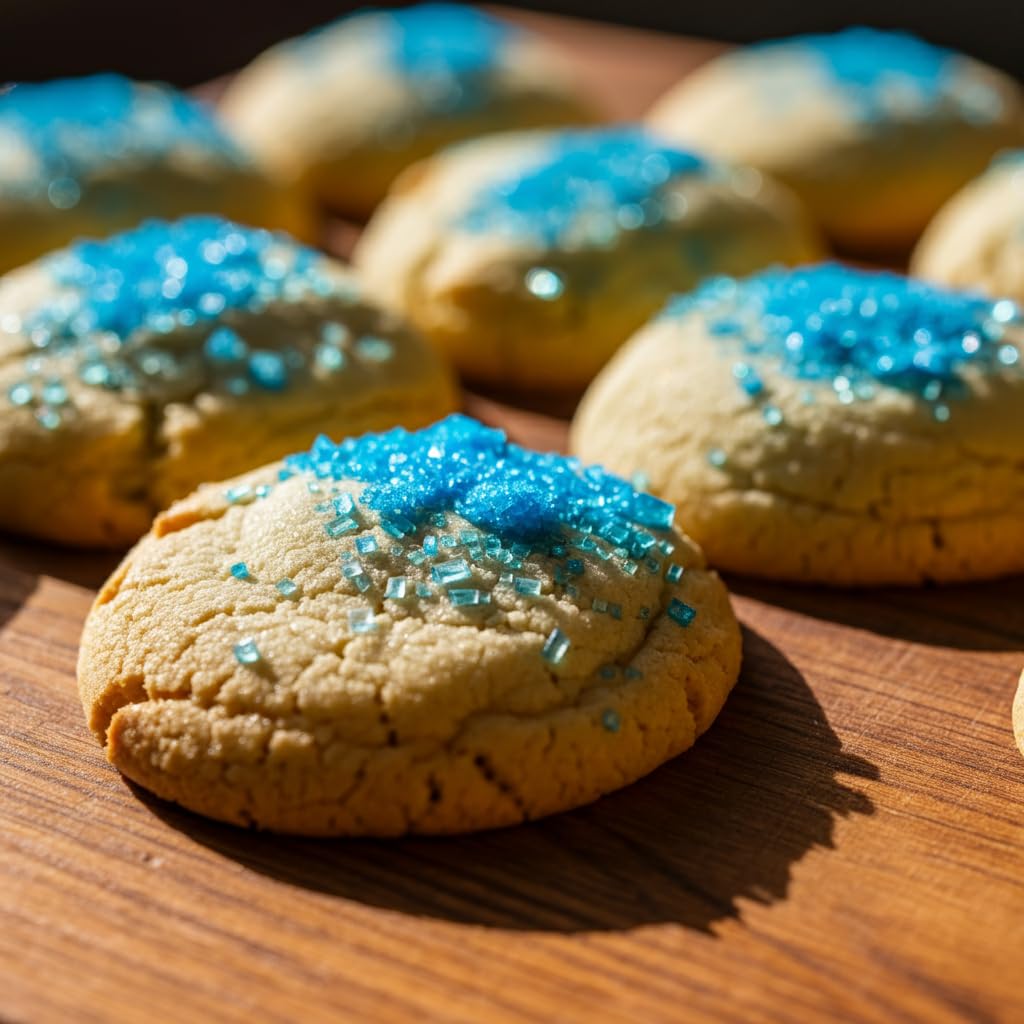 Bakerpan Sugar Sprinkles For Baking - 7 Ounce Royal Blue Decorating Sugar Crystals For Cookies, Cake Pops, Ice Cream (Made In Us