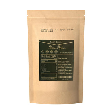 Kah'S Journey Star Anise - Star Anise Whole 8 Oz, Chinese Star Anise Pods For Cooking, Baking, Or Brewing Tea, Dried Star Anise