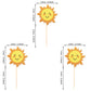36 Pcs Sun Cupcake Toppers Double Sided Sun Flower Smile Face Cupcake Picks Sunshine Cupcake Decorations For Sun Theme Baby Show