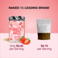 Naked Oats - Strawberry Cream Overnight Oats, 20G Grass-Fed Protein, Gluten-Free Oatmeal Instant Breakfast Or Shake, High Protei