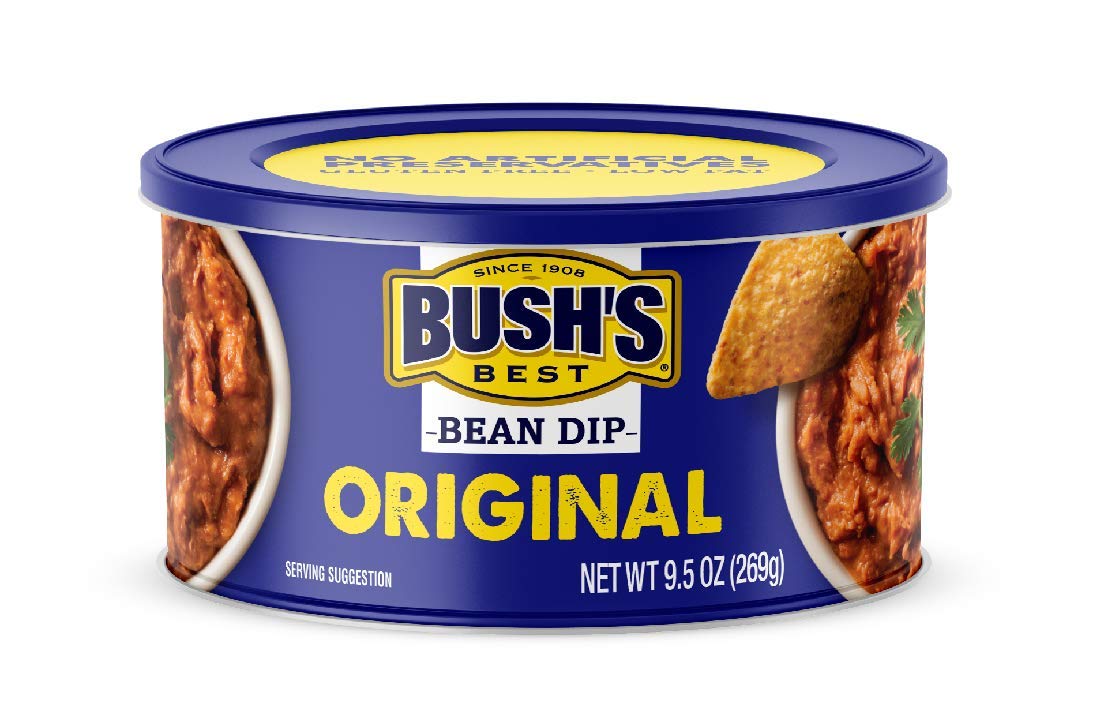 Bushs Best Bean Dip, Original Flavor, 9.5 Ounce, Pack of 3