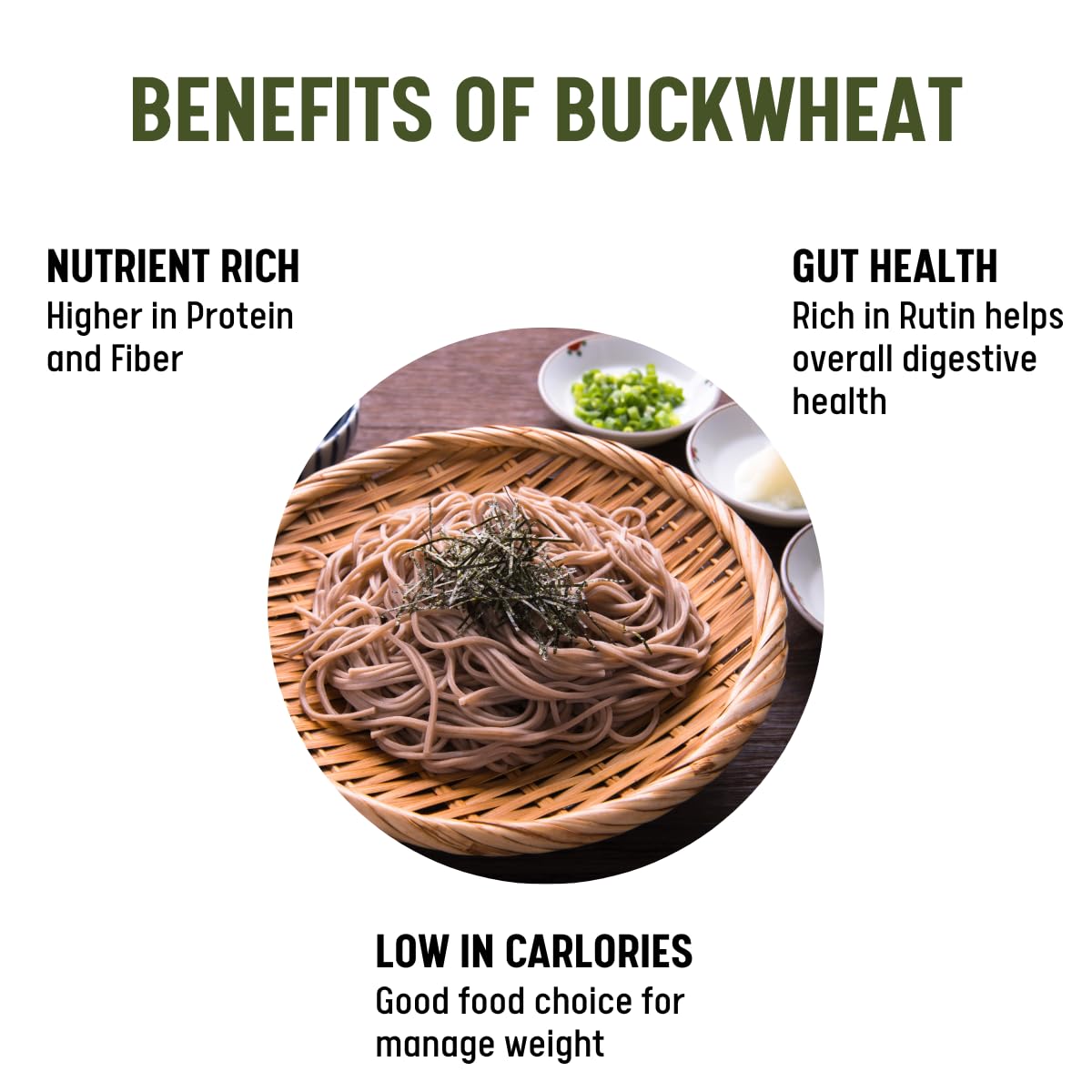 Unha Japanese Buckwheat Noodle, Air Dried Soba Noodle 4 Simply Ingredients, Used For Cold Soup Or Hot Soup - 3Lb Per Pack