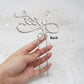 Honbay Sweet 16 Cake Topper Enhanced Sparkly Crystal Rhinestones Cake Topper Cake Decoration For 16Th Birthday Party (Silver)
