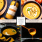 18 Chestnuts Plant Based Soup - Fall Bundle Box: Pumpkin Coconut, Carrot Ginger Dill, & Butternut Squash Pear Soup Bundle, Plant