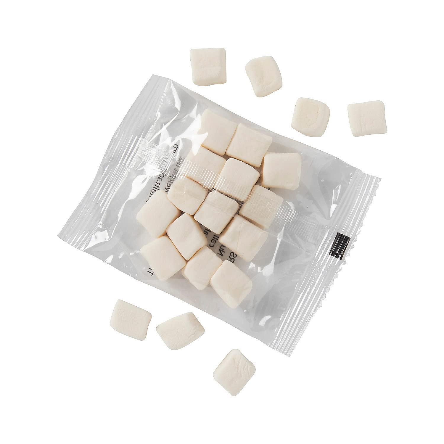 Fun Express Mini Marshmallows Individual Packets 57 Pack - Top-Grade Vanilla Flavor For Hot Chocolate Bar Supplies & Hot Cocoa Toppings | Perfect For SMores  Treats & Party Favors